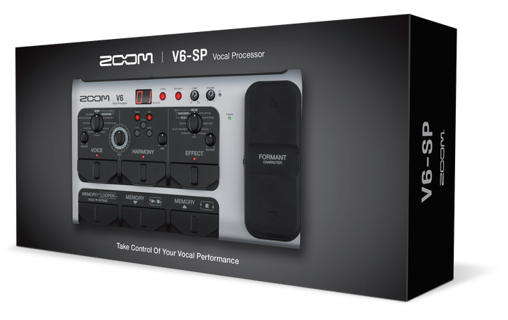 【マラソン期間中 エントリーでさらP5倍】ZOOM V6-SP Vocal Processor Package ボーカルプロセッサー ボーカルエフェクター ズーム|島村楽器