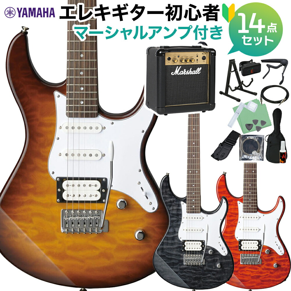 楽天市場】YAMAHA PACIFICA212VFM エレキギター 初心者14点セット 