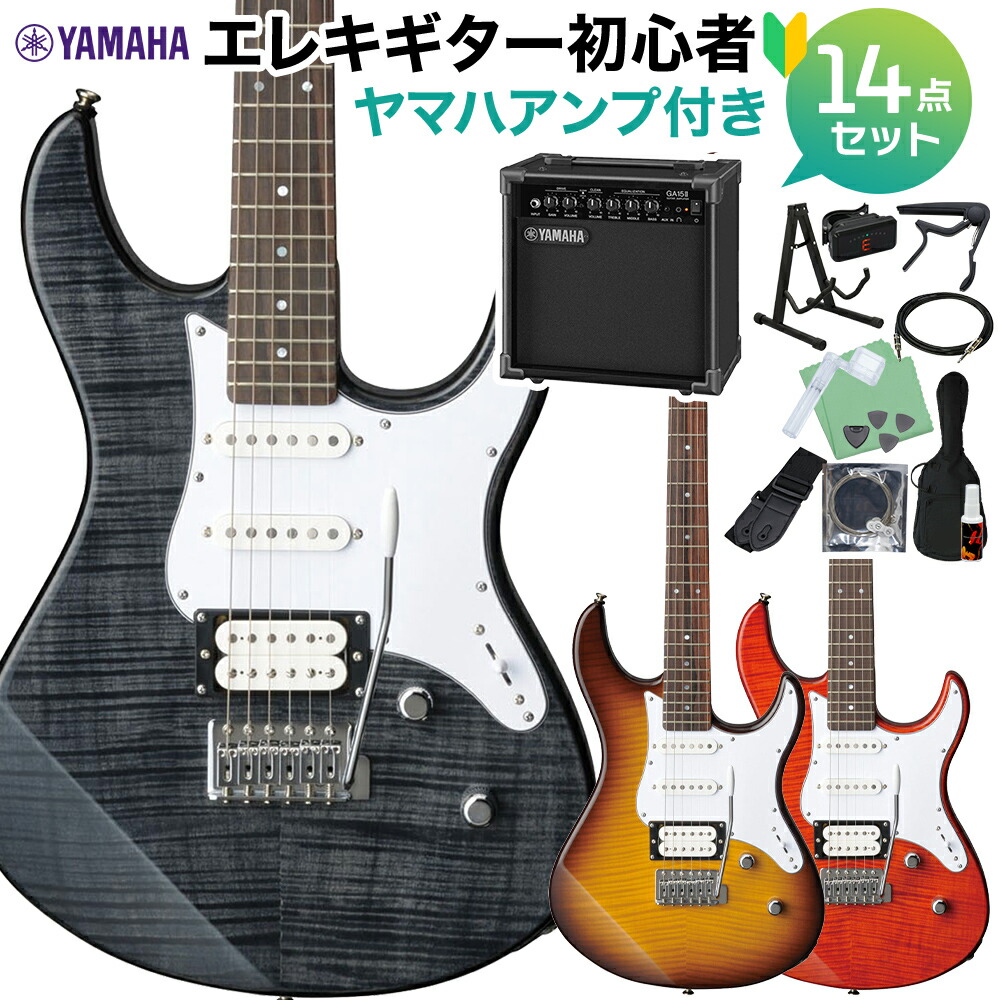 24353円 最大92％オフ！ YAMAHA PACIFICA212VFM エレキギター初心者14点セット