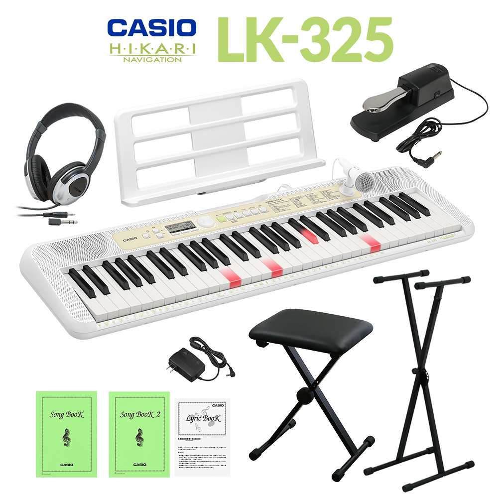 楽天市場】【再入荷】 CASIO LK-520 光ナビゲーションキーボード 61