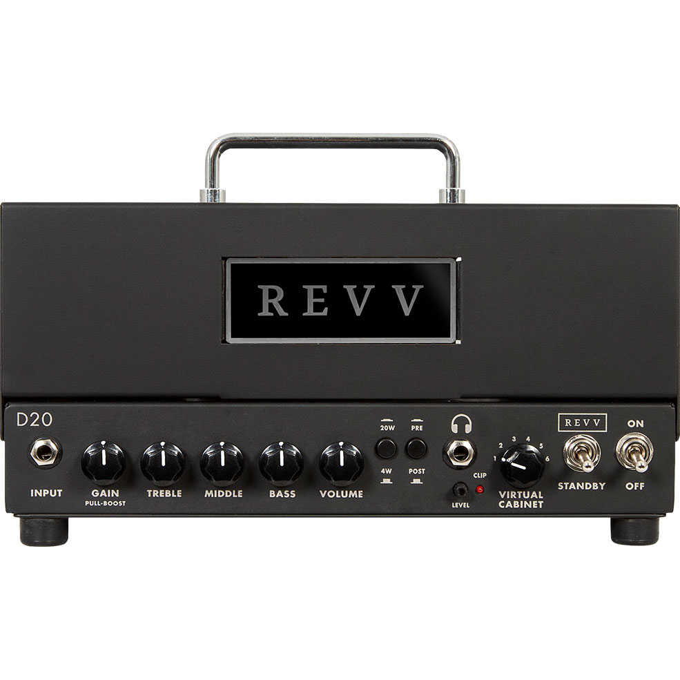 【マラソン期間中 エントリーでさらにP5倍】 Revv Amplification D20 Black ギターアンプヘッド レヴ・アンプリフィケーション