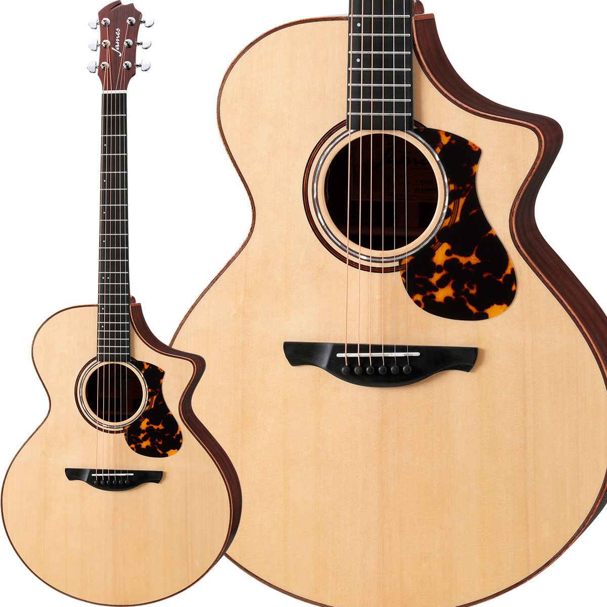 James アコースティックギター ドレッドノートタイプ James J-900/L L.R.Baggs PU搭載エレアコ オール単板 ドレッド