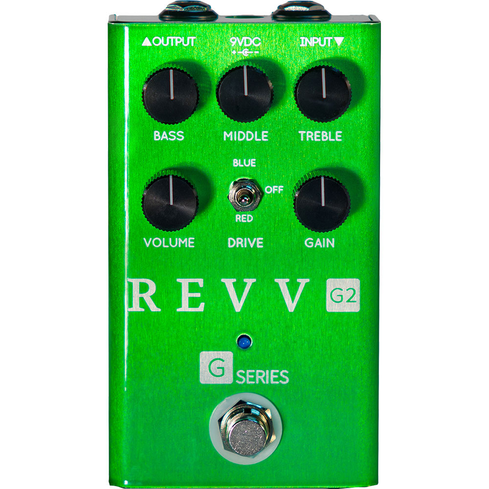 Revv Amplification G2 Pedal コンパクトエフェクター オーバードライブ レヴ・アンプリフィケーション