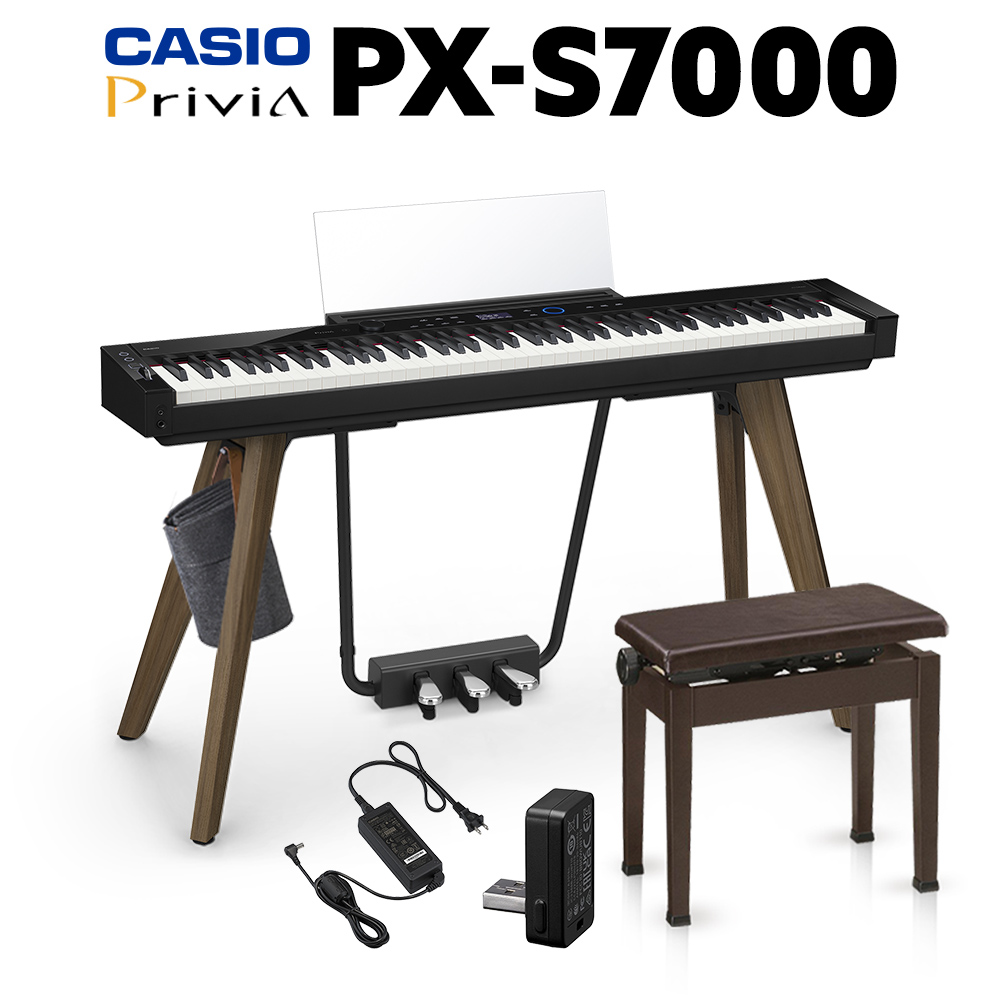 アウトレットセール 特集 CASIO PX-S7000 BK ブラック 電子ピアノ 88