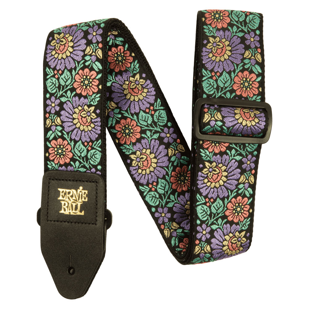 ERNiE BALL JACQUARD STRAP Evening Bloom ギターストラップ アーニーボール P05340