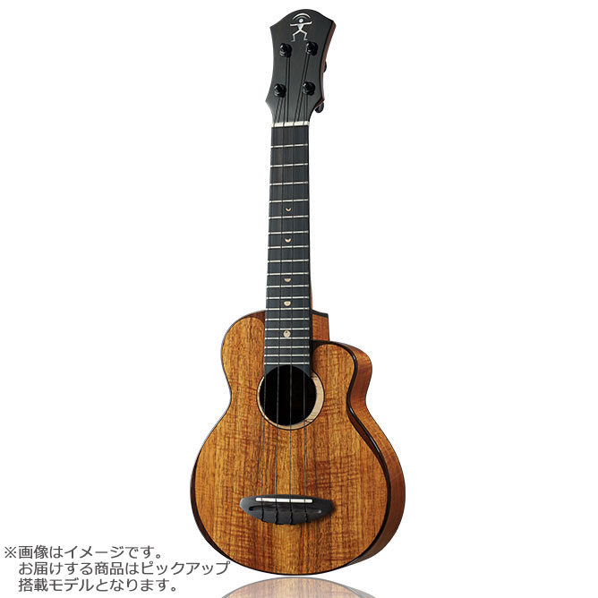 aNueNue US3KE ソプラノウクレレ ピックアップ搭載 4A Koa Bird Ukulele エレキウクレレ アヌエヌエ aNN-US3KE