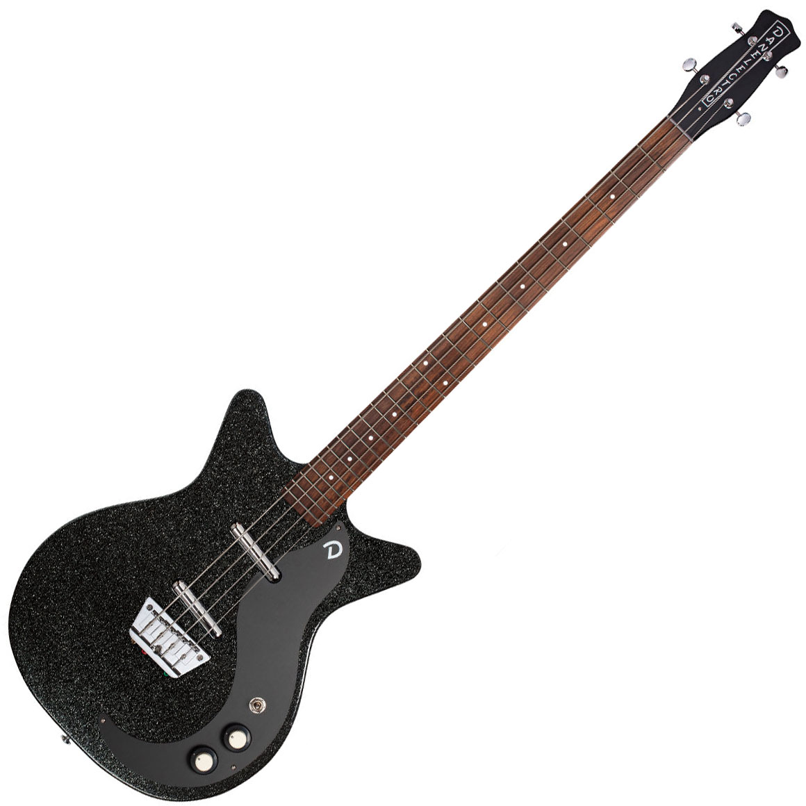 【マラソン期間中 エントリーでさらP5倍】Danelectro 59DC SHORTSCALE BASS BLACK METALFLAKE エレキベース ショートスケール ダンエレクトロ|島村楽器