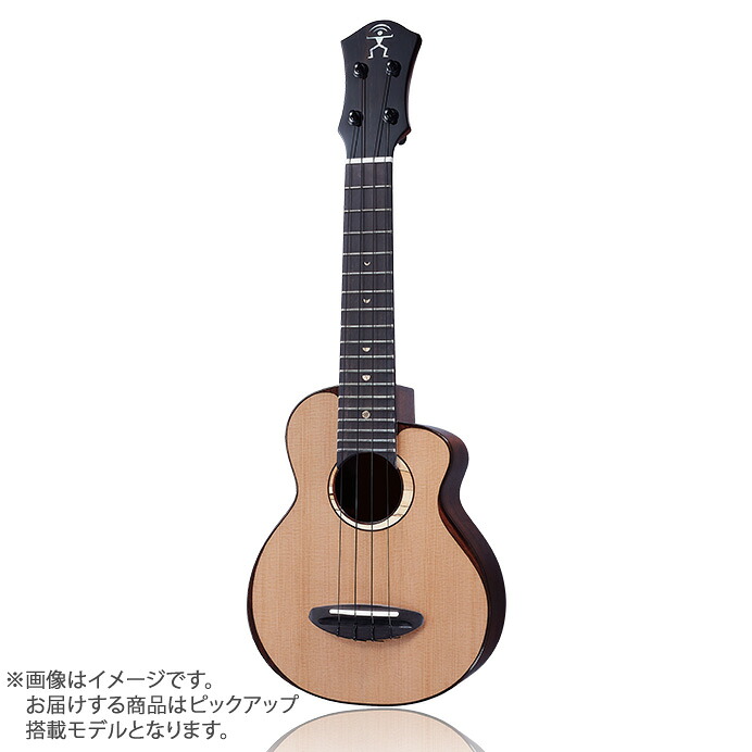 aNueNue US214E ソプラノウクレレ ピックアップ搭載 Cedar Bird エレキウクレレ アヌエヌエ aNN-US214E