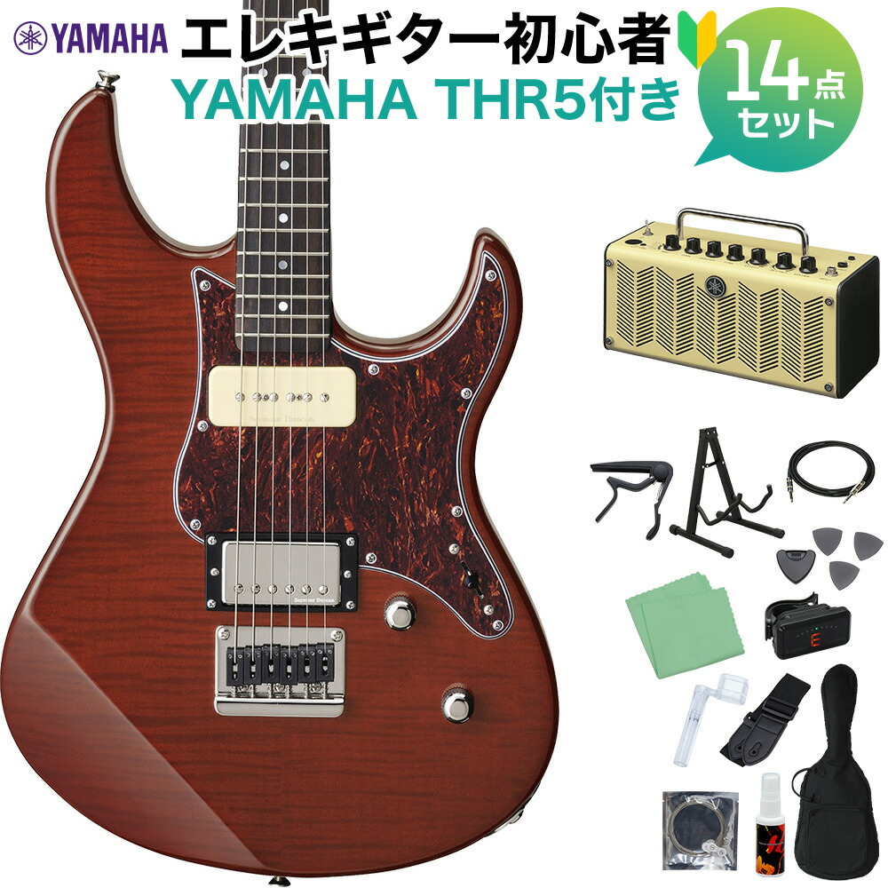 【楽天市場】YAMAHA PACIFICA611HFM RTB エレキギター初心者14点セット【THR5アンプ付き】 ルートビア ヤマハ