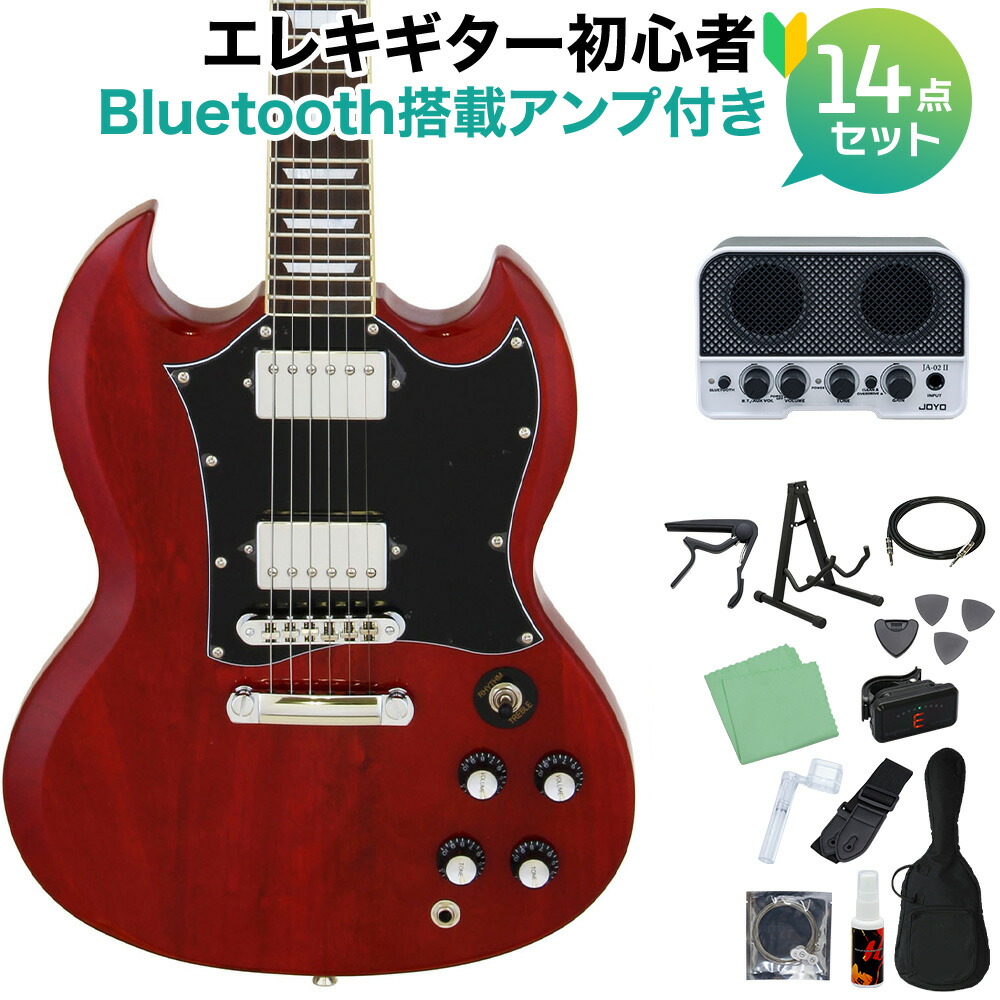 初心者用Visron エレキギター レッド状態 良好 初心者用Visron エレキギター レッド状態 良好