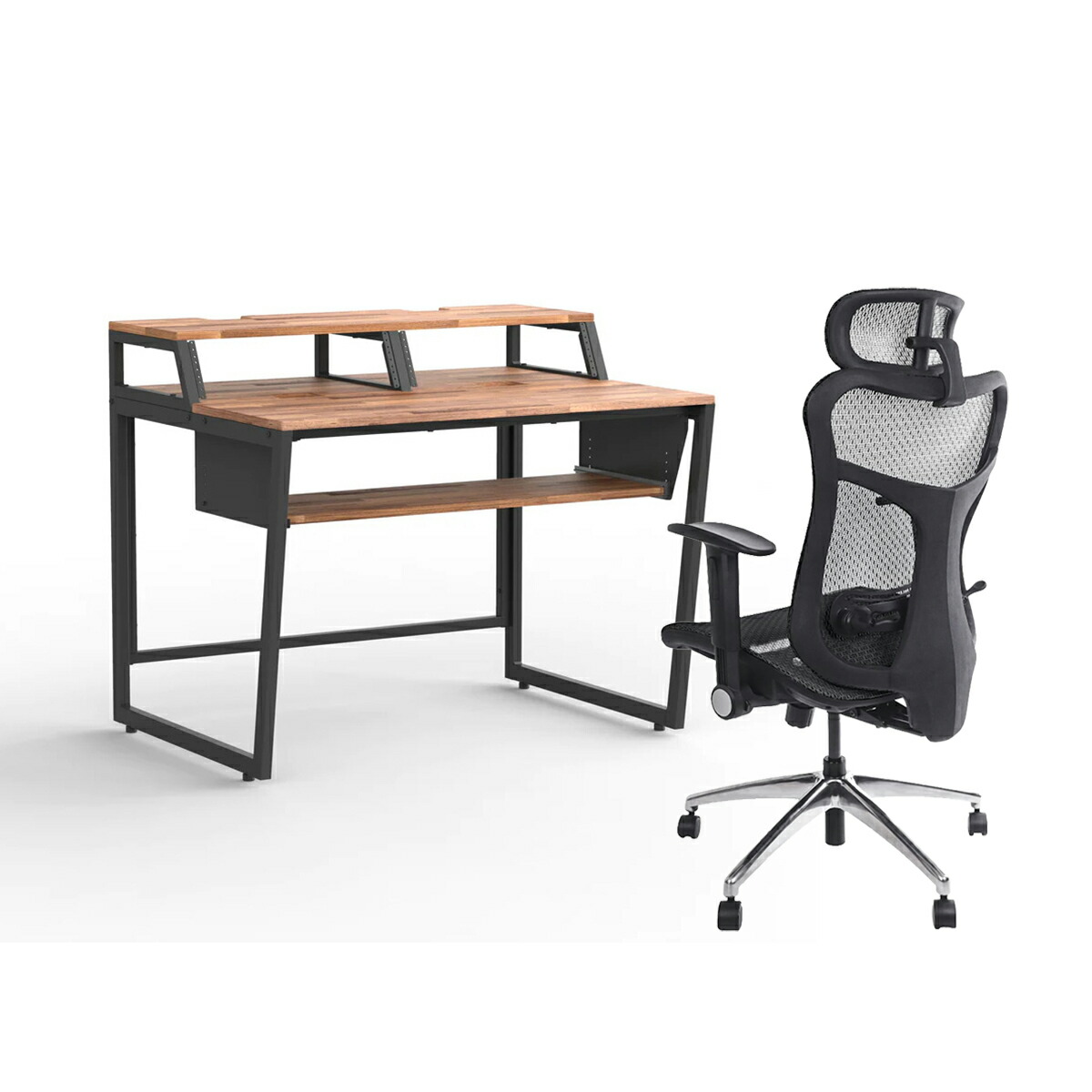 【マラソン期間中 エントリーでさらP5倍】【送料込み】 wavebone Star Rover WOOD 木目調 vikingセット DTM向け スタジオデスク スタジオチェア スターローバー ウエーブボーン｜島村楽器