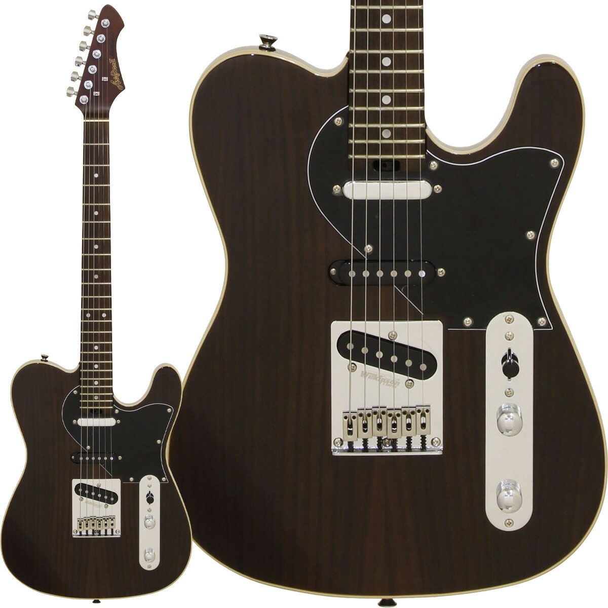 【AriaProII限定品】テレキャス エレキギター 615-BLACK Amazon | AriaProII 615-BLACK オールブラック テレキャスター
