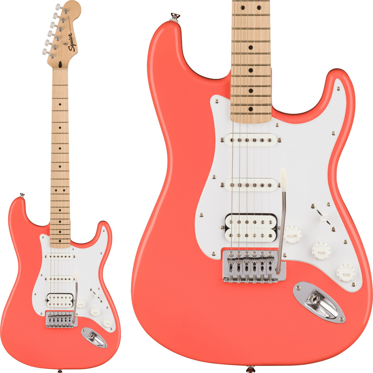 SQUIER スクワイヤー　バレットスタート　ストラトキャスター　エレキギター Amazon | Squier by Fender Bullet Stratocaster BLK エレキ