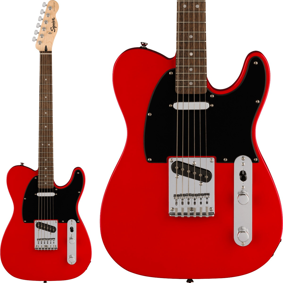 スクワイヤー Squier テレキャスター Fender ストラップ付き Squier Sonic Telecaster エレキギター テレキャスター
