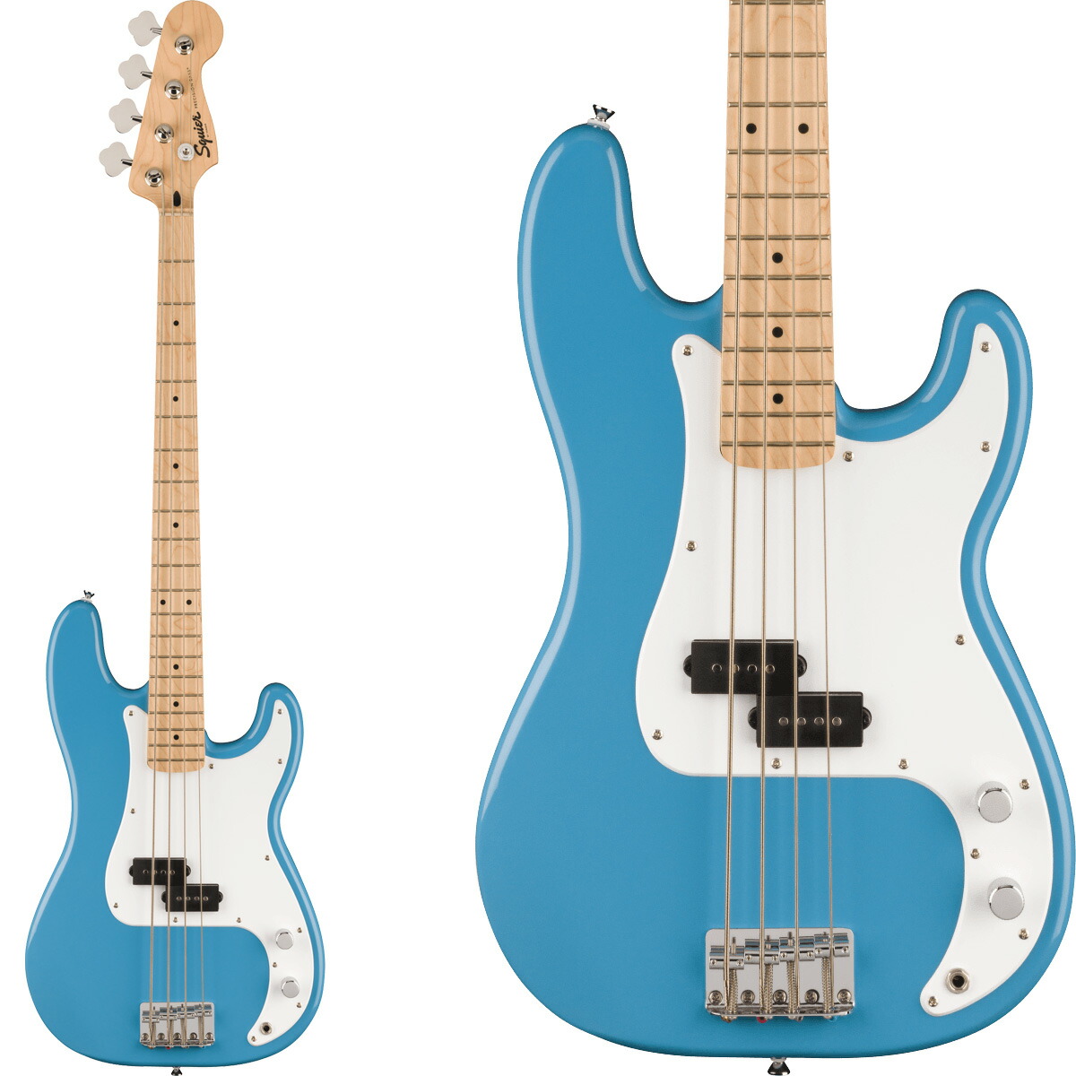 スクワイア　エレキベース　Squier Bass ブルー Squier by Fender Contemporary Active Jazz Bass HH エレキ