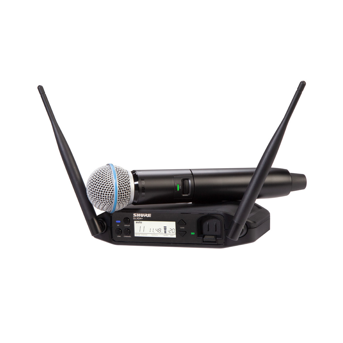 SHURE GLX-D24+ BETA58 ワイヤレスマイクセット [マイク:BETA58] [受信機:GLX-D4+]セット シュア GLXD24+J/B58-Z2