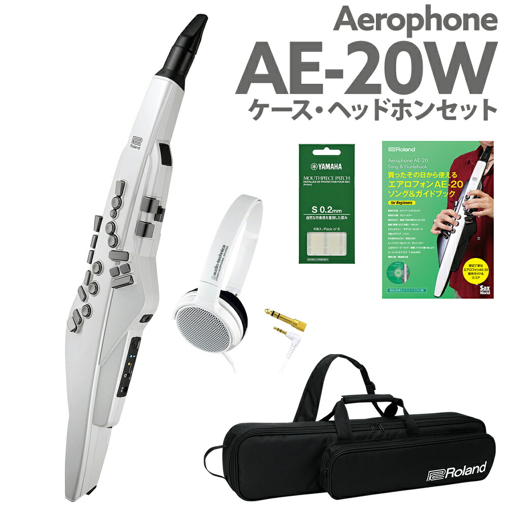 【美品】Roland AE-20 エアロフォン 電子楽器 ケース 付属品あり Roland AE-20 ケース ヘッドホンセット エアロフォン ウインド