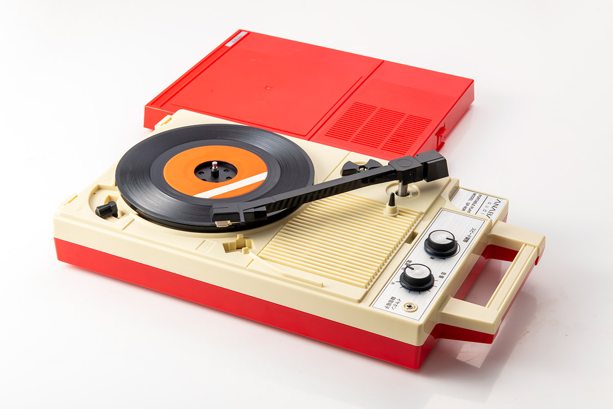 ポータブルプレーヤーGP-3 レコードおまけ COLUMBIA ポータブルレコードプレーヤー GP-3