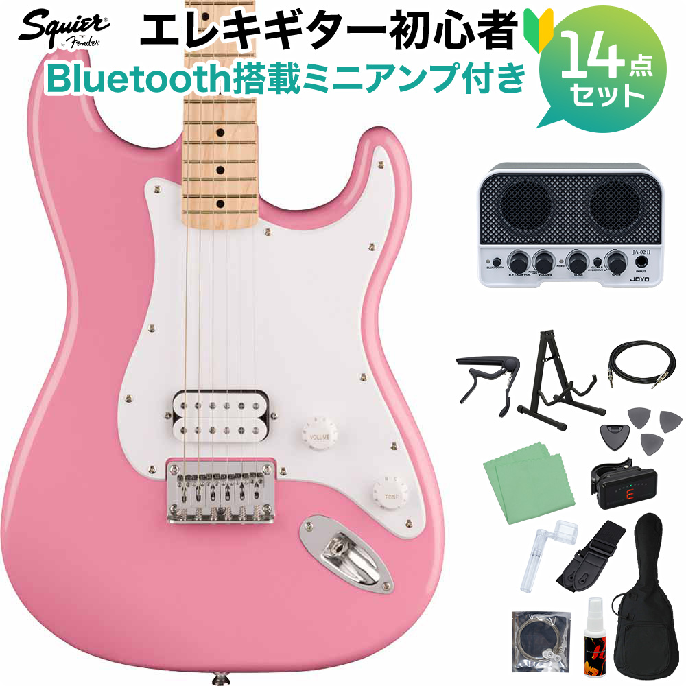 楽天市場】Squier by Fender SONIC STRATOCASTER HT Flash Pink エレキ 