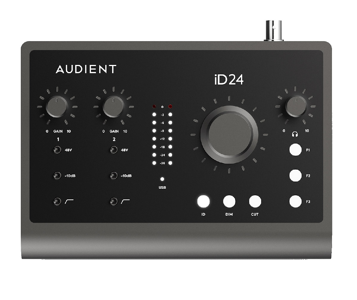 【マラソン期間中 エントリーでさらP5倍】audient iD24 オーディオインターフェイス 10in/14out オーディエント｜島村楽器