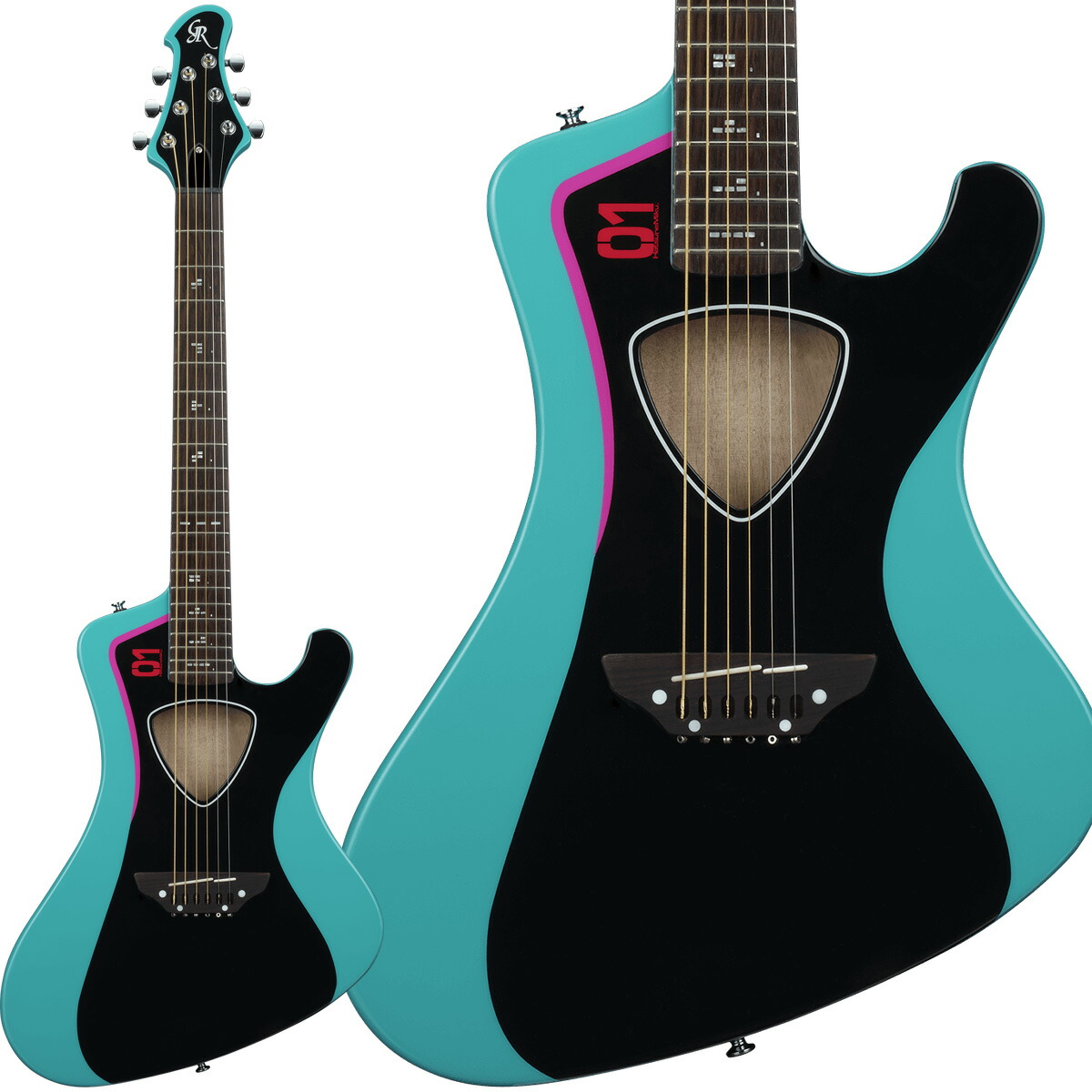 美品 GrassRoots G-STREAM-Miku 初音ミク エレキギター GrassRoots G-STREAM-Miku エレキギター 初音ミク Signature