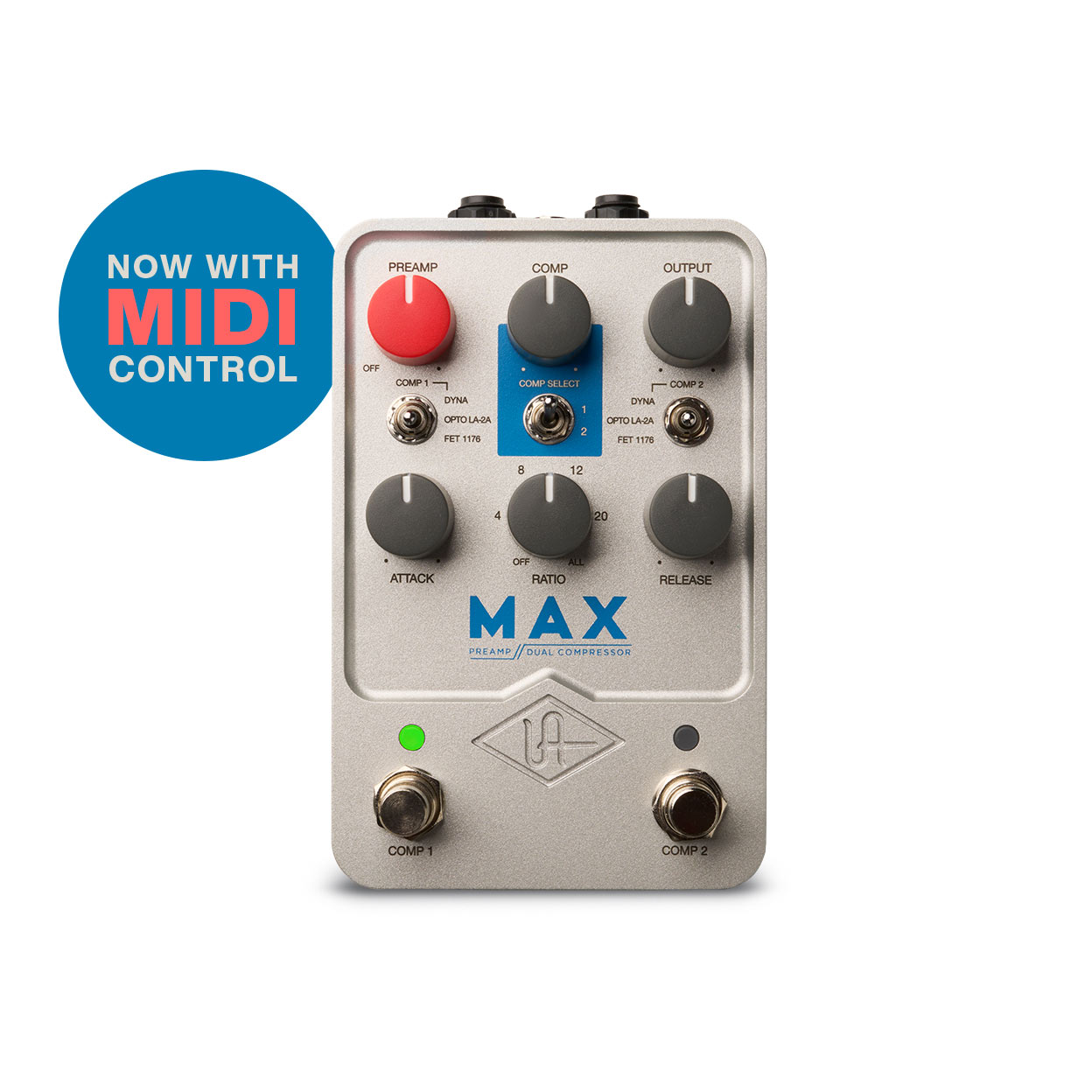 【マラソン期間中 エントリーでさらにP5倍】 UNIVERSAL AUDIO UAFX MAX Preamp & Dual Compressor 【UAFX2.0対応】 コンプレッサー & プリアンプ ユニバーサルオーディオ