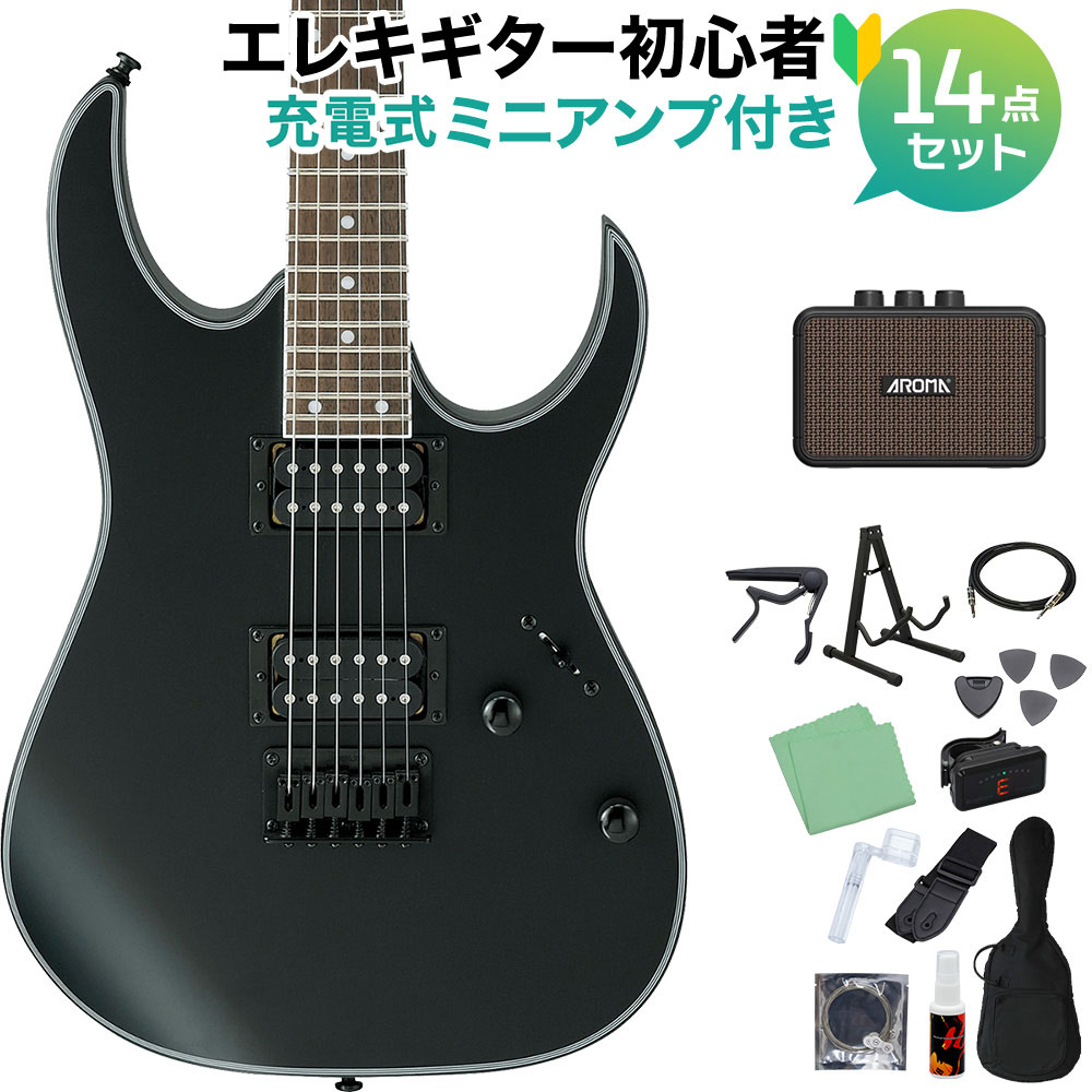 楽天市場】Ibanez RG421EX BKF (Black Flat) エレキギター 初心者14点