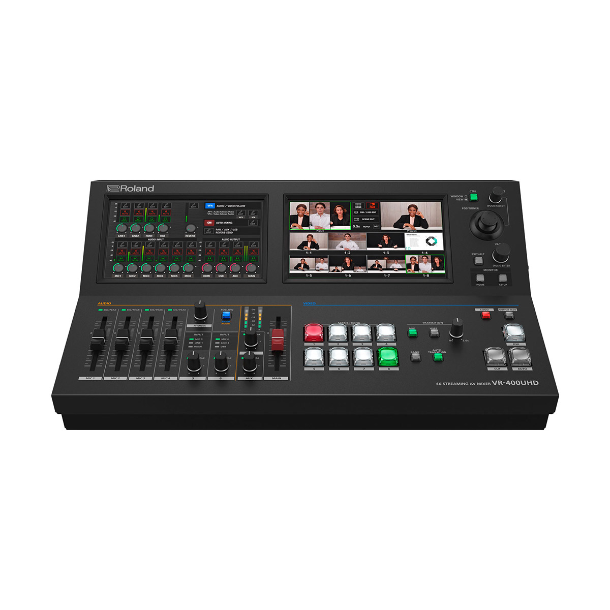 Roland VR-400UHD ストリーミングAVミキサー ローランド VR400UHD