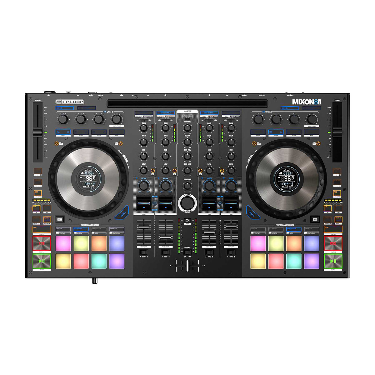 【マラソン期間中 エントリーでさらにP5倍】[djay Pro 1年間サブスクプレゼント 数量限定] Reloop Mixon 8 Pro DJコントローラー リループ