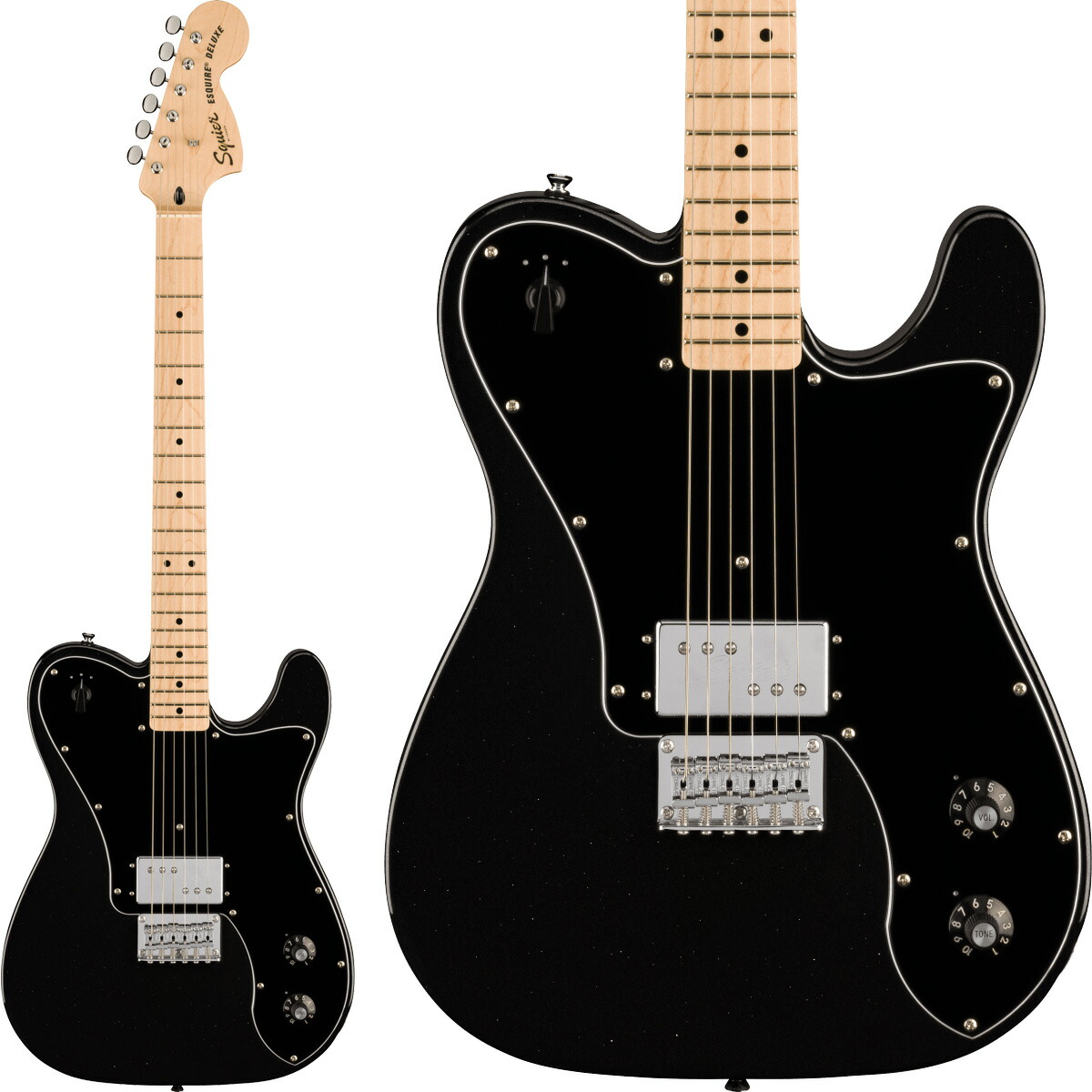 楽天市場】Squier Paranormal Esquire Deluxe -Metallic Black