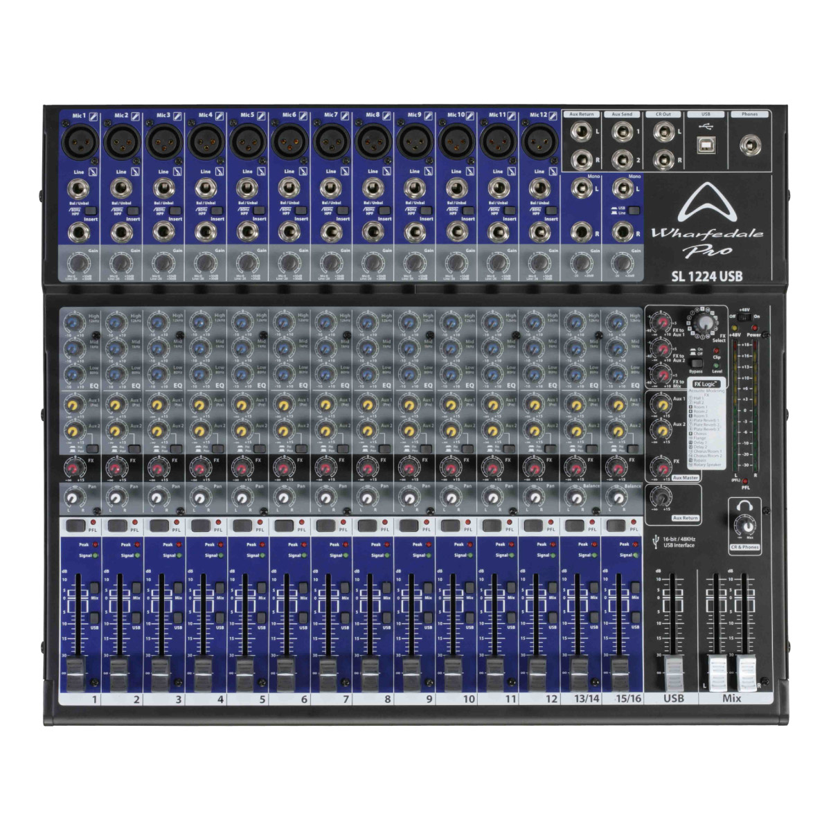 【マラソン期間中 エントリーでさらにP5倍】 Wharfedale Pro SL1224USB インターフェース内蔵　スタジオライブミキサー 16CH ワーフデールプロ