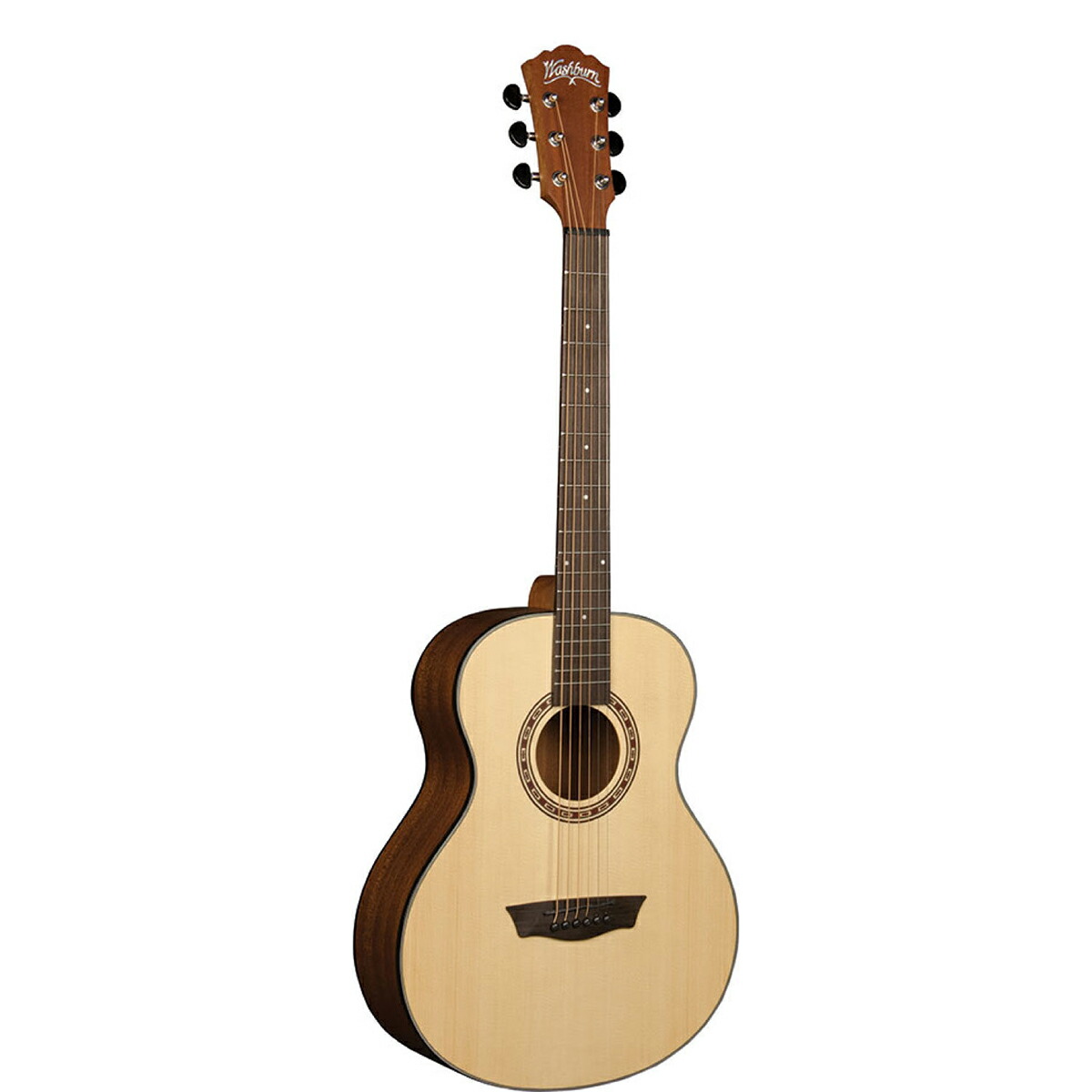 【マラソン期間中 エントリーでさらにP5倍】【数量限定20%OFF!】 WASHBURN G-MINI 5 Natural アコースティックギター ミニギター コンパクト 584mmスケール 艶消し塗装 ナチュラル ギグバッグ付属 ワッシュバーン APPRENTICE シリーズ
