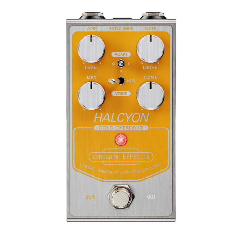 【マラソン期間中 エントリーでさらにP5倍】 ORIGIN EFFECTS Halcyon Gold Overdrive コンパクトエフェクター オーバードライブ オリジンエフェクツ