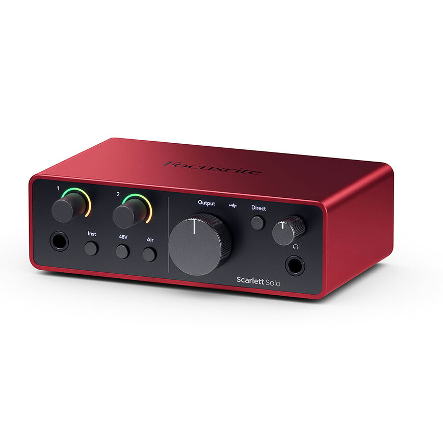 Focusrite Scarlett Solo（4th Gen）