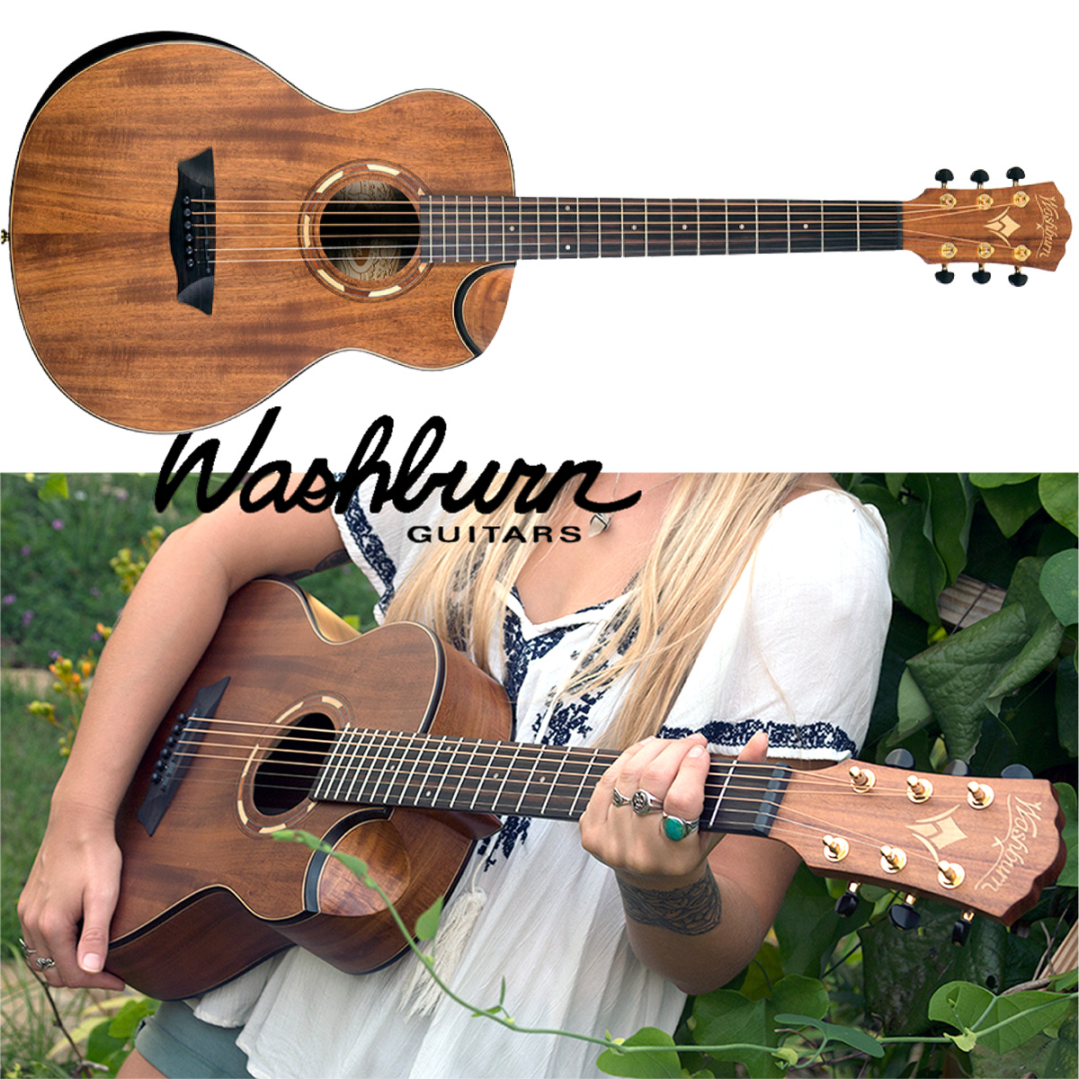 楽天市場】Washburn アコースティックギター Bella Tono Novo S9