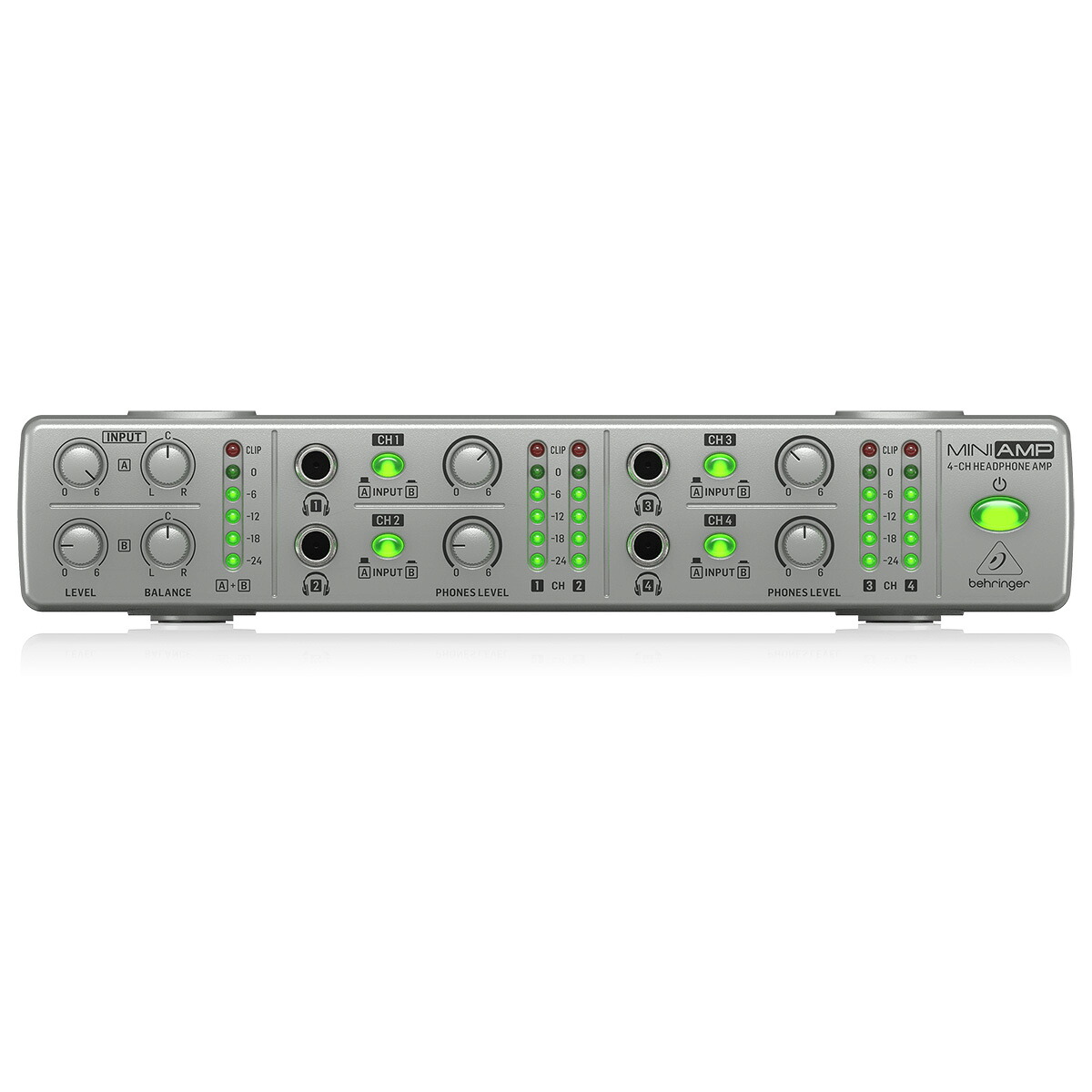 BEHRINGER AMP800 V2 4chステレオ・ヘッドホンアンプ ベリンガー
