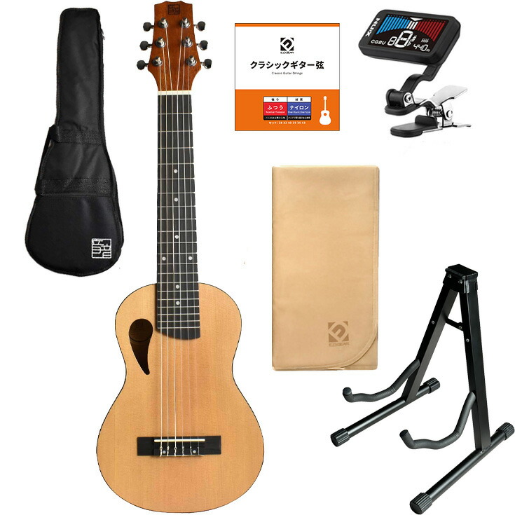 Amazon | 音音 GP1M Natural Mahogany ナイロン弦 プチギター