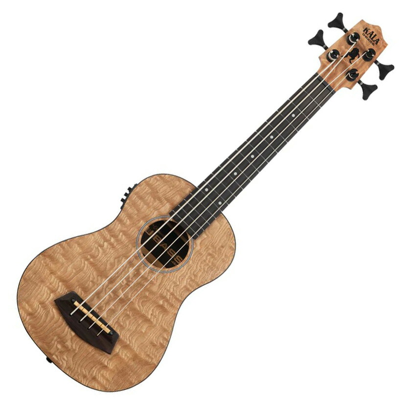 【マラソン期間中 エントリーでさらにP5倍】 KALA UBASS-QA-FS Quilted Ash U・BASS エレキウクレレベース ギグバッグ付属 カラ