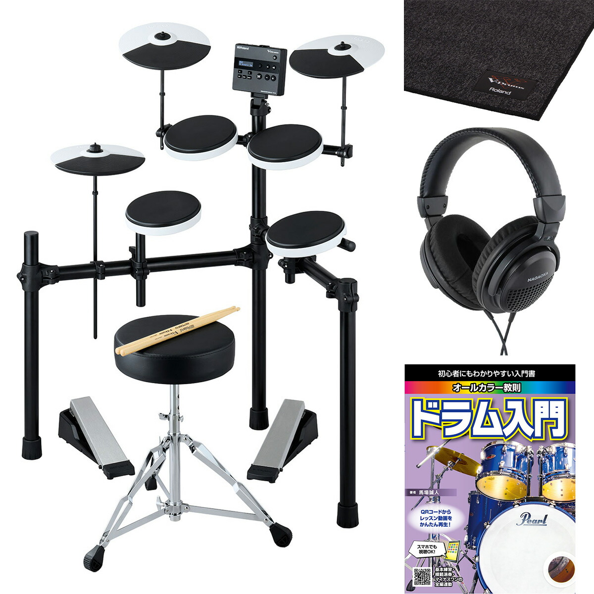 楽天市場】ローランド 電子ドラム Roland V-Drums TD-02K【Stage
