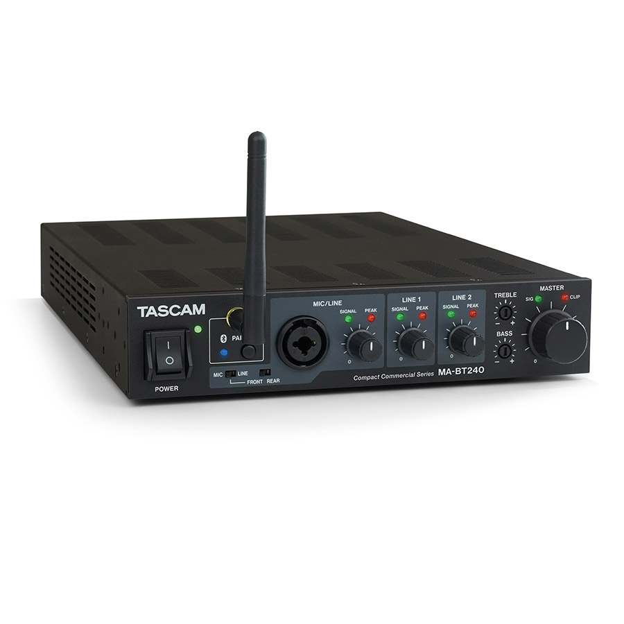 TASCAM MA-BT240 ミキシングアンプ 小規模空間向け Bluetoothレシーバー搭載 タスカム