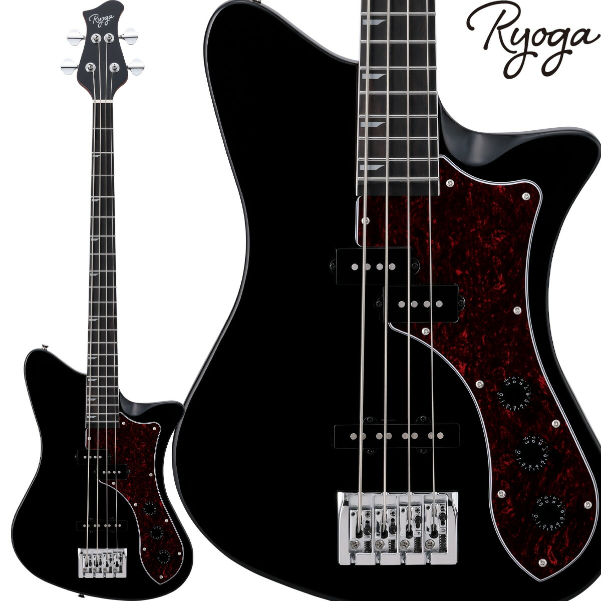 楽天市場】Futra FJS-500 BK エレキベース ストラトシェイプ 3