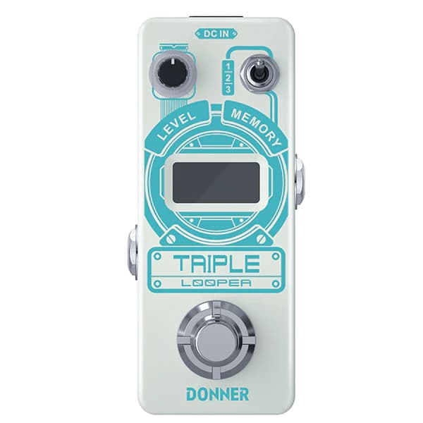 【マラソン期間中 エントリーでさらにP5倍】 Donner Triple Looper エフェクター ルーパー 最大90分録音 ドナー