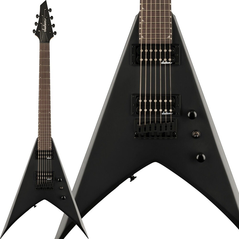 楽天市場】Jackson JS32 KING V White with Black Bevels 新品