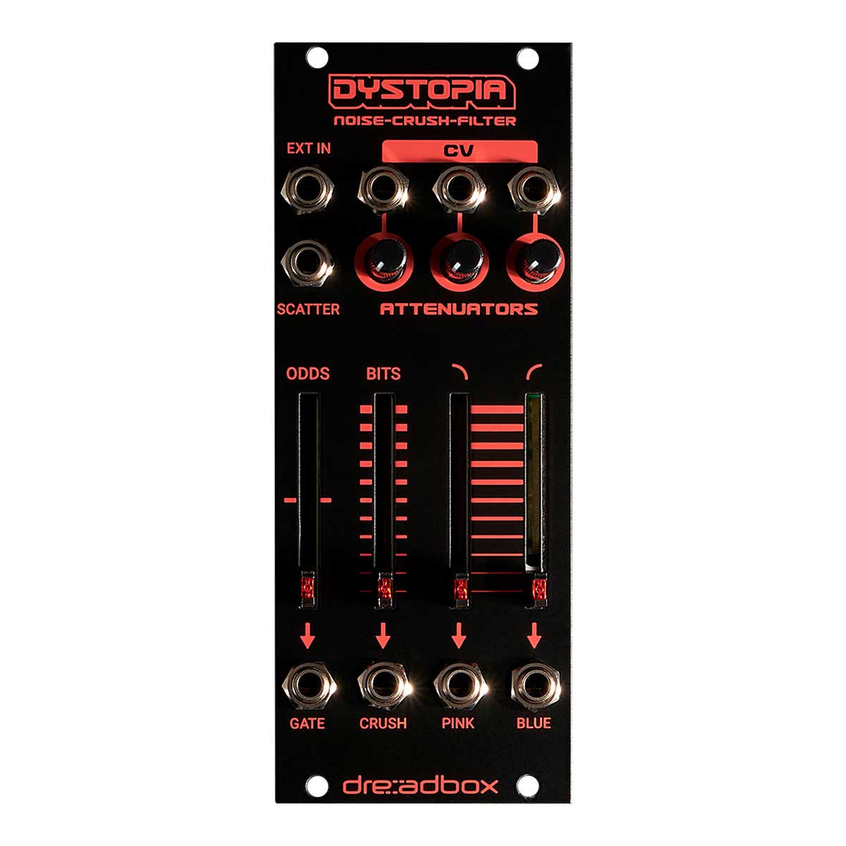 dreadbox Dystopia ディストピア ※黒パネル モジュラーシンセサイザー ユーロラック ドレッドボックス