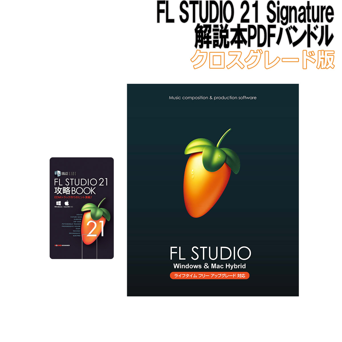 【マラソン期間中 エントリーでさらP5倍】IMAGE LINE FL STUDIO Signature クロスグレード 解説本PDFバンドル イメージライン|島村楽器