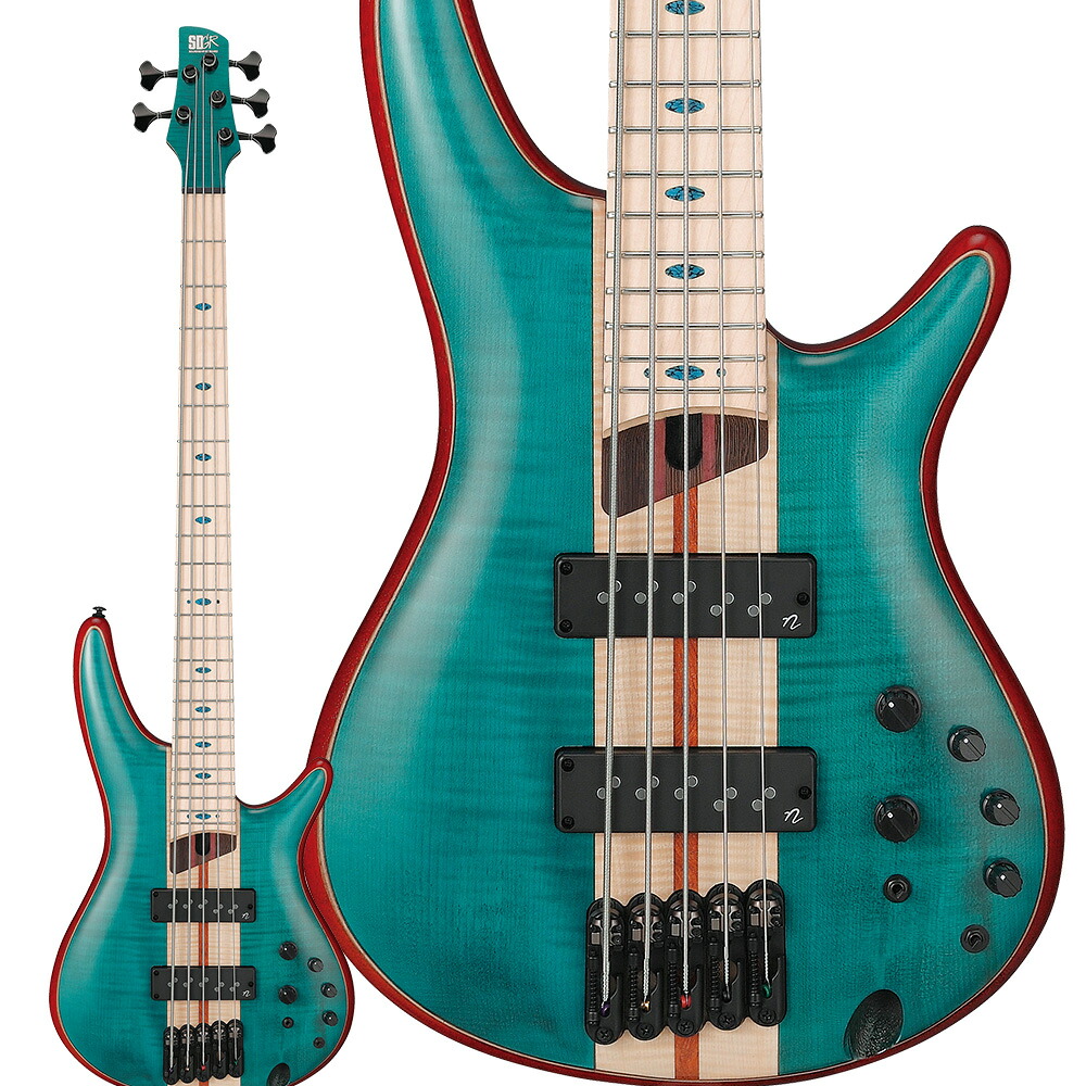 Ibanez SR1425B CGL (Caribbean Green Low Gloss) 5弦エレキベース ソフトケース付属 アイバニーズ