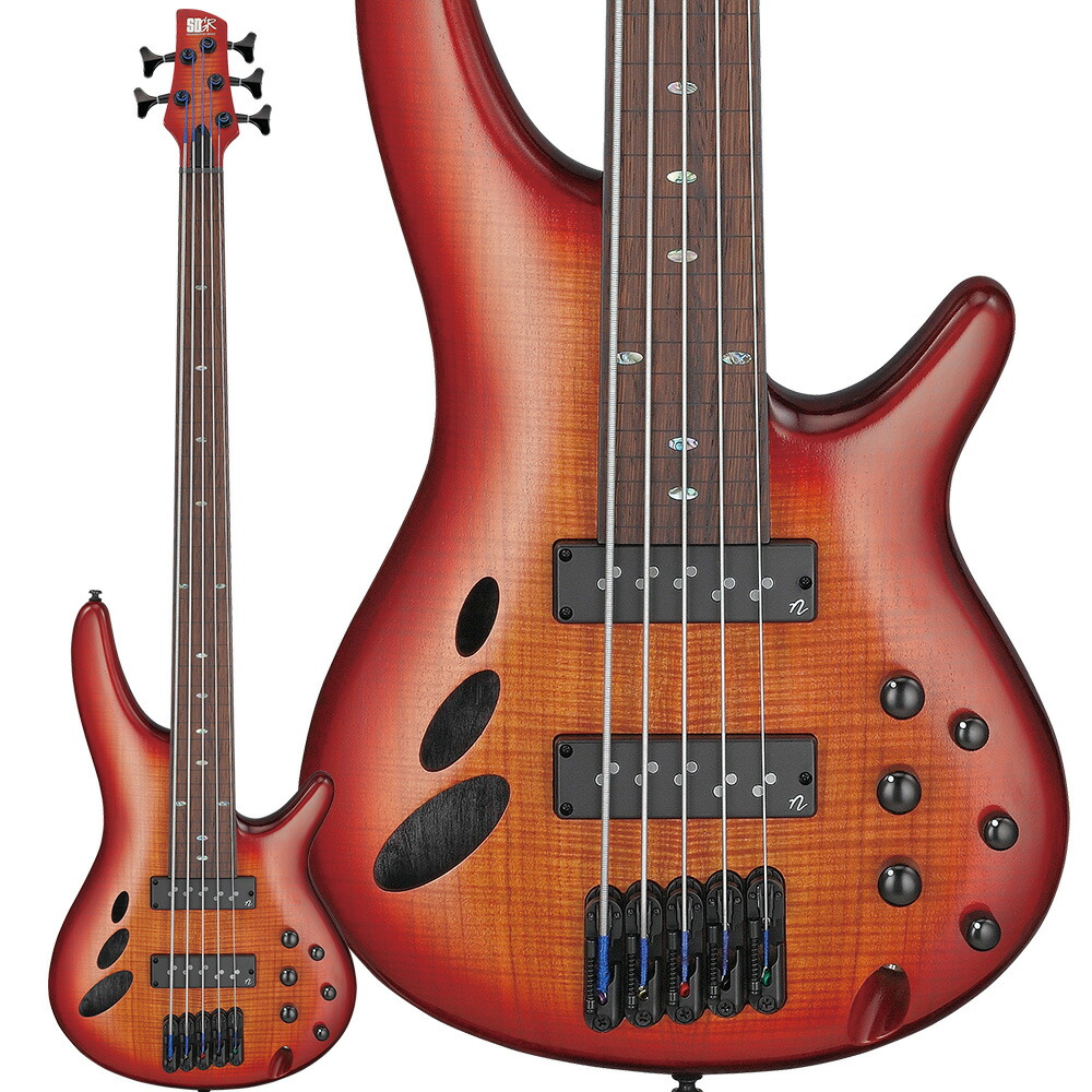 Ibanez エレキベース サンバースト Ibanez GSR280QA-TMS (Transparent Marine Sunburst) エレキ