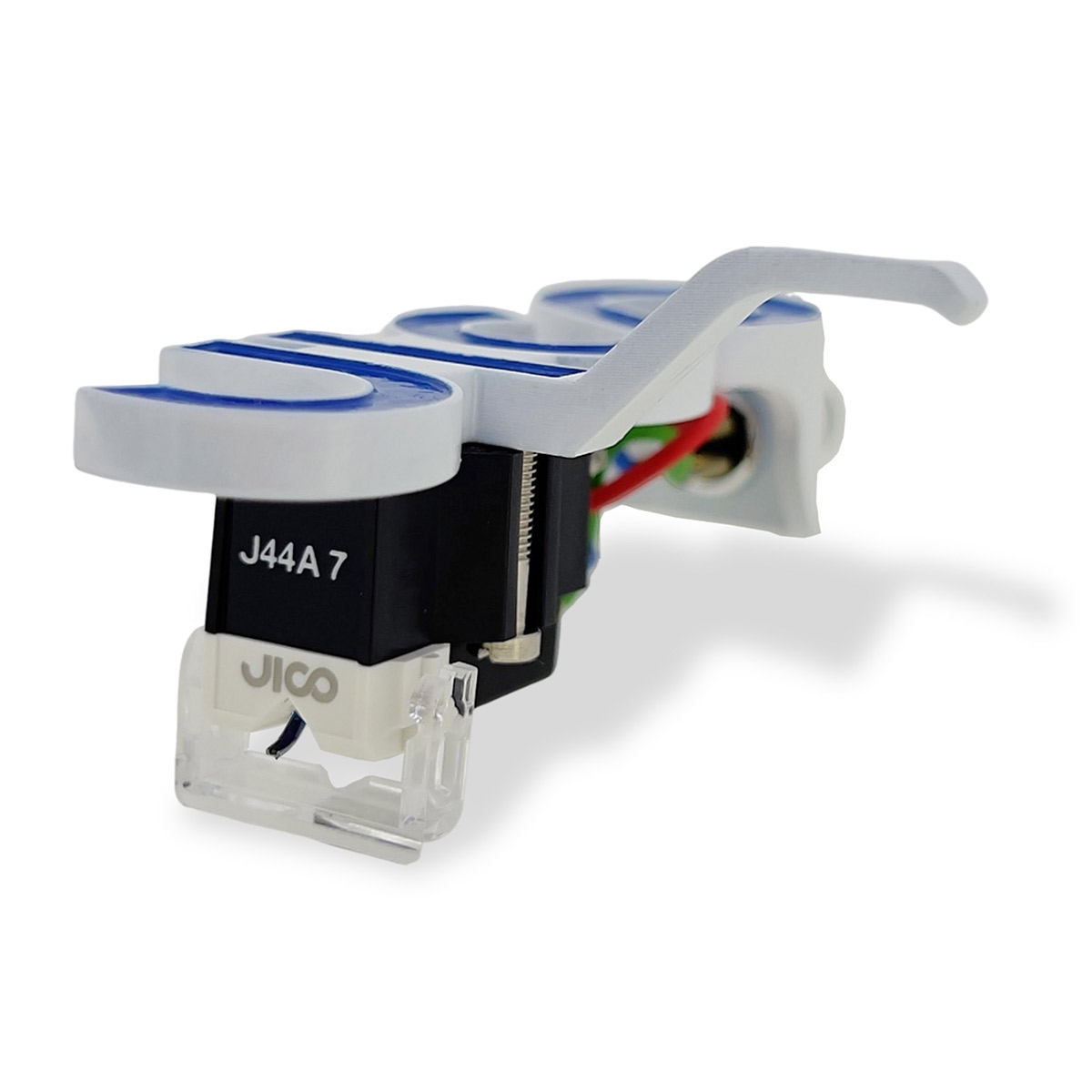 JICO OMNIA J44A 7 IMP NUDE LOGO BLU 無垢丸針 オムニア レコード針 MMカートリッジ ジコー