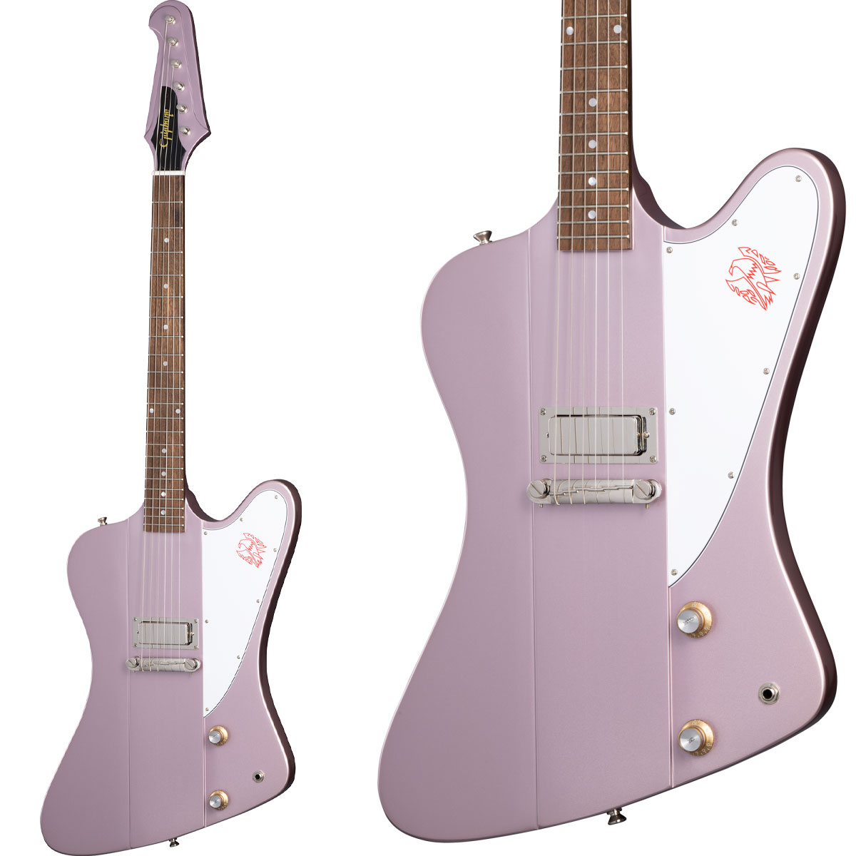 【マラソン期間中 エントリーでさらP5倍】Epiphone 1963 Firebird I Heather Poly エレキギター Inspired by Gibson Custom エピフォン|島村楽器