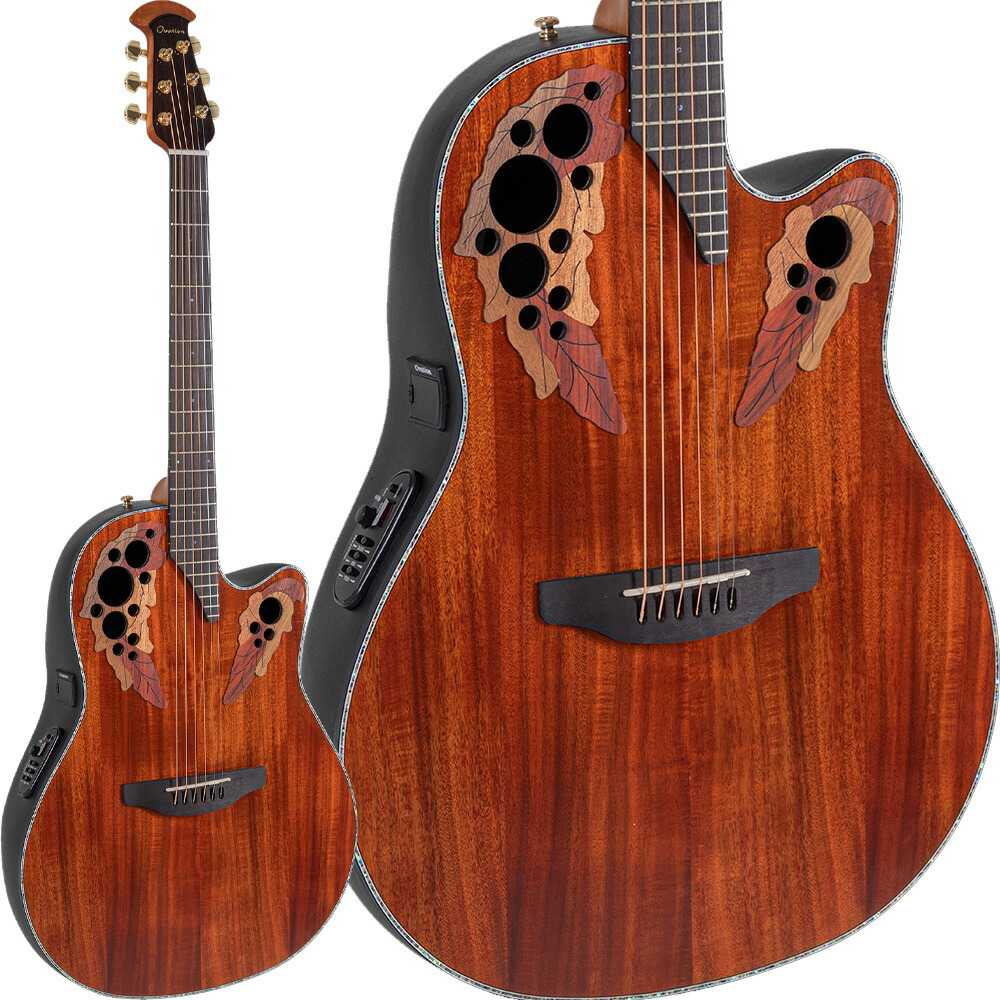 Amazon.com: Ovation Celebrity Elite CE44-RBB Mid-Depth